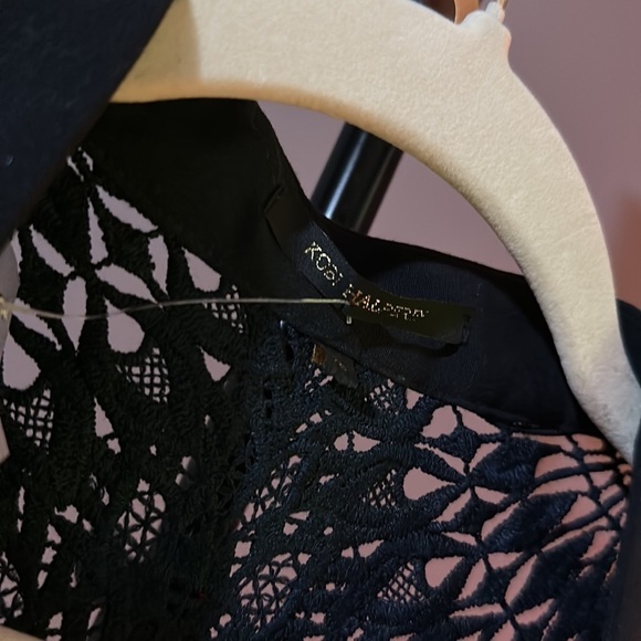 Kobi Halperin Black Blazer Open Front Lace Detail at Back Size XS NEW $498.00 - Picture 3 of 4